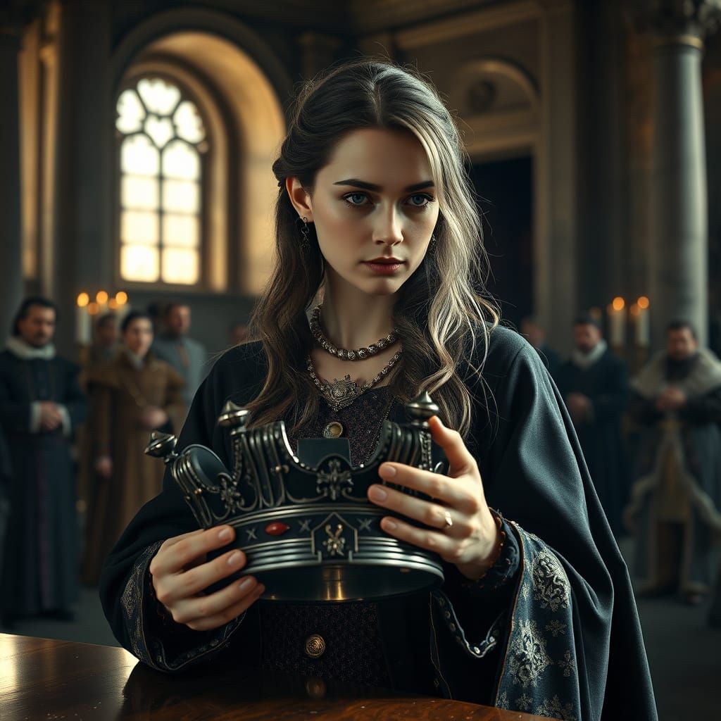 Queen Christina Abdicates in Uppsala Castle