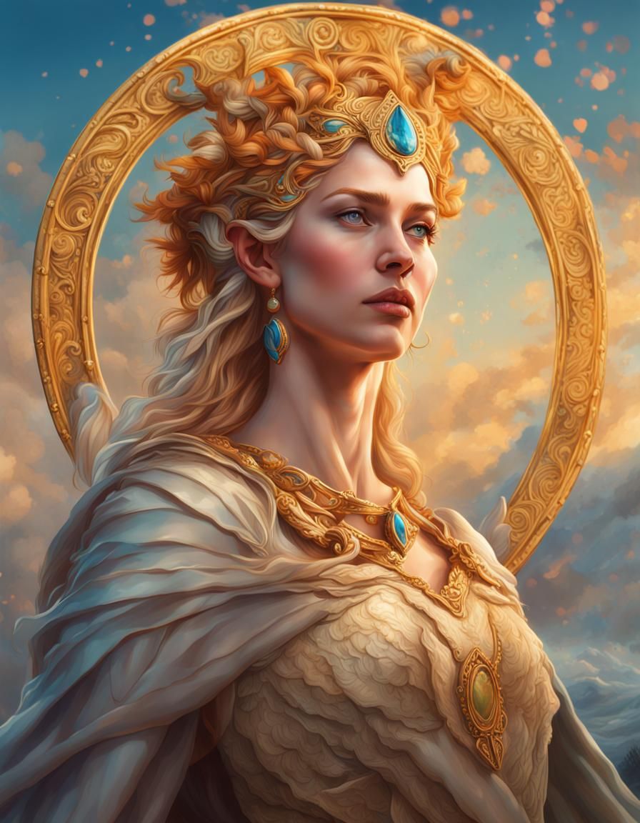 Frigga Nordic goddess of love, marriage, and motherhood.