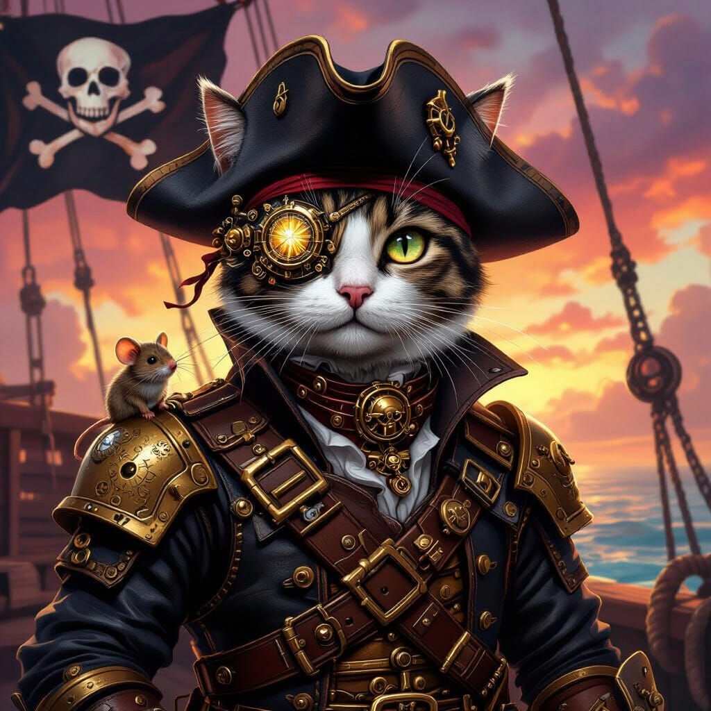 Pirate Captain "Kitty Hawk"