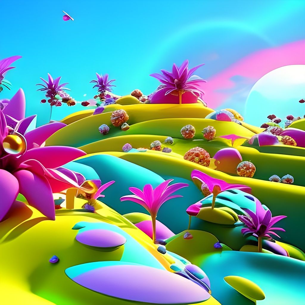 Candy Preset Challenge Entry: Beautiful Flower Meadow