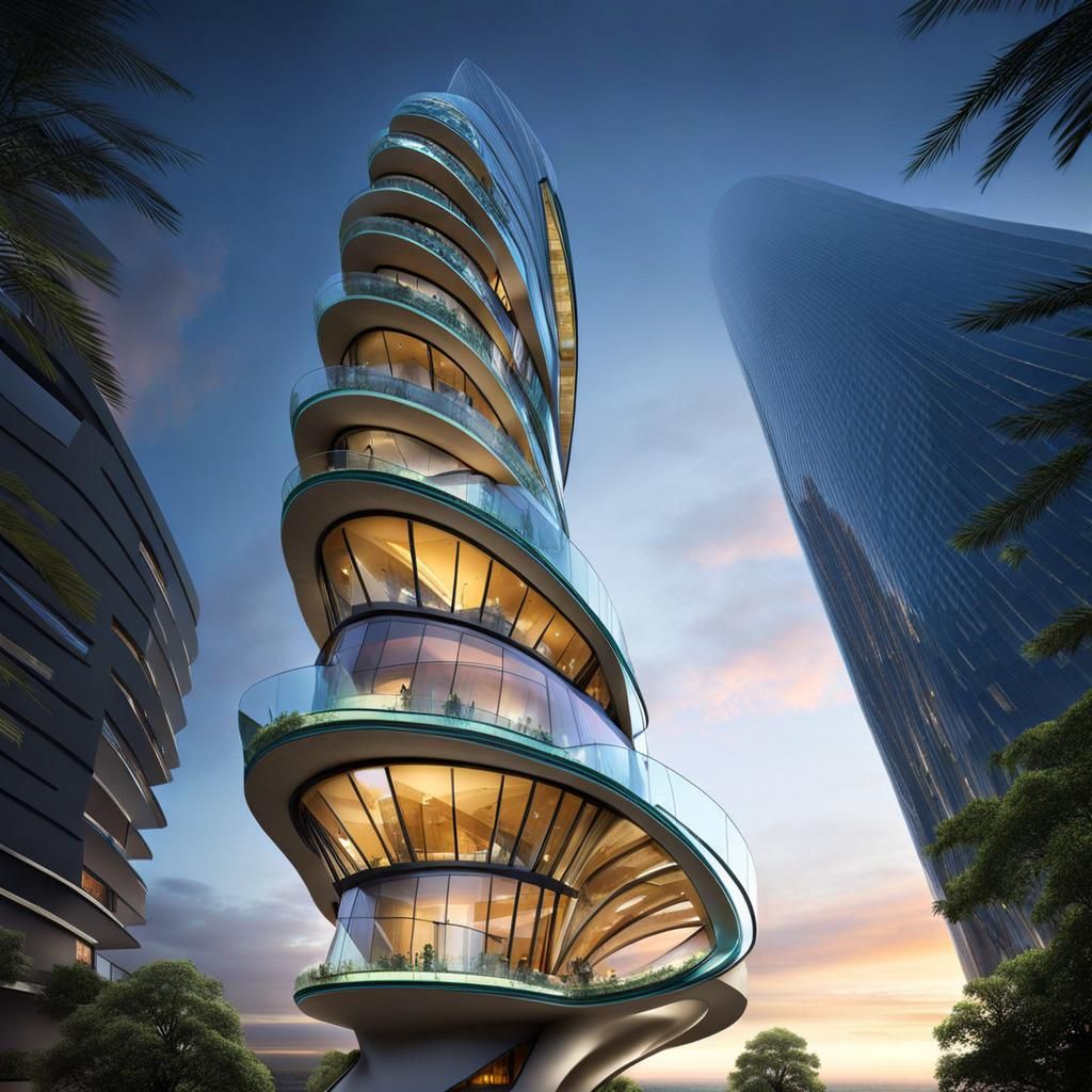 Futuristic Biomimicry Palace Inspired by Alexander Jansson