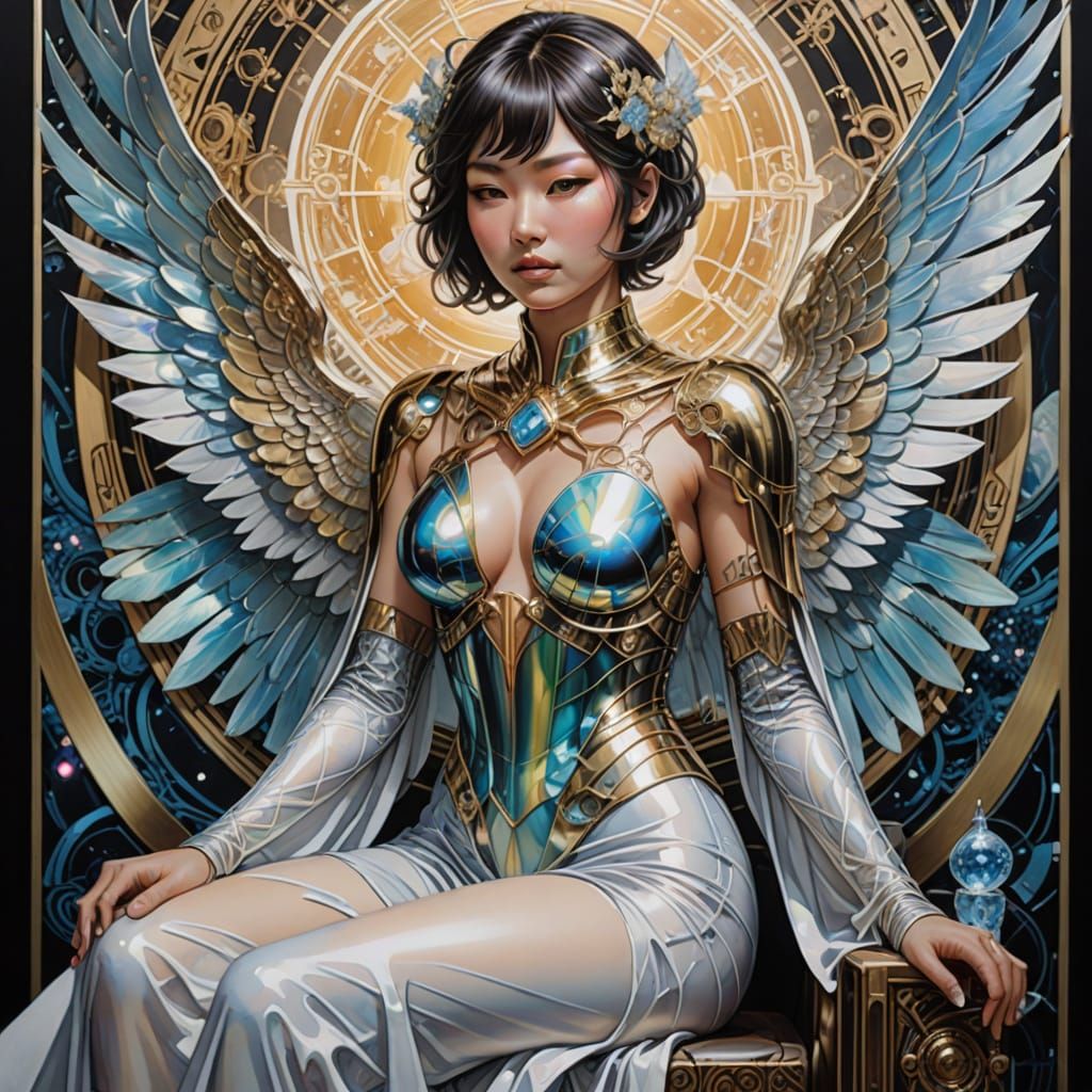 Iridescent Beauty in a Mystical Cathedral