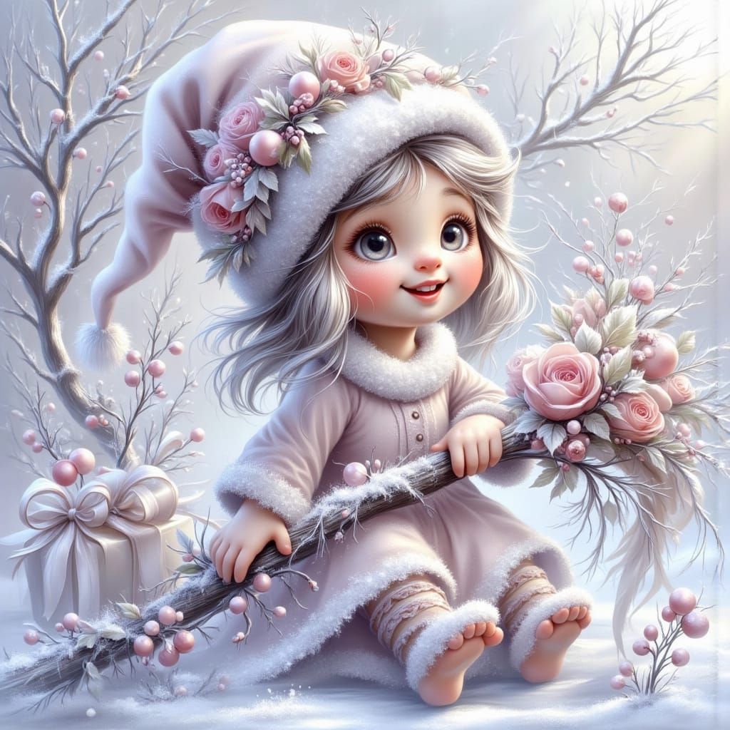 Winter Wonderland in Soft Watercolor