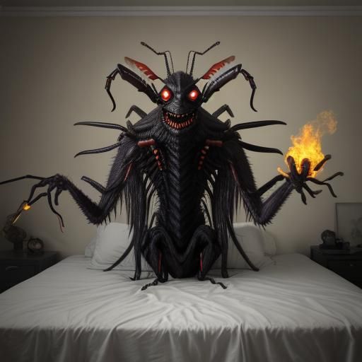 Horrifying Sleep Paralysis Demon in Dream World