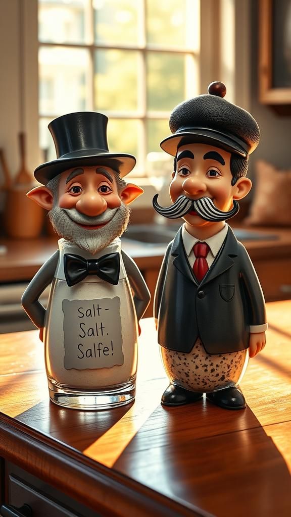 Salt and pepper, humanization