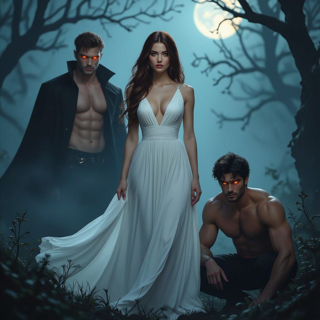 Dark Romantic Forest: Vampire and Protector