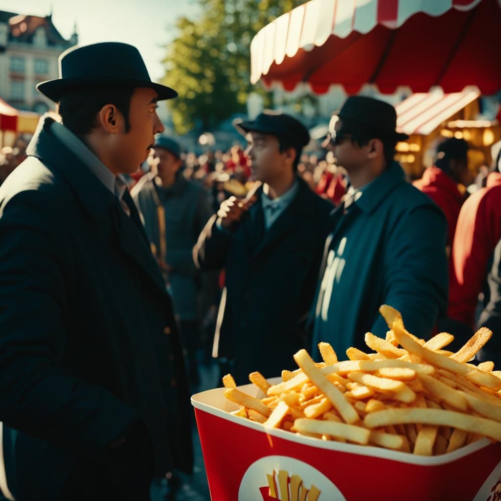 French Fry Festival: A Cinematic Still