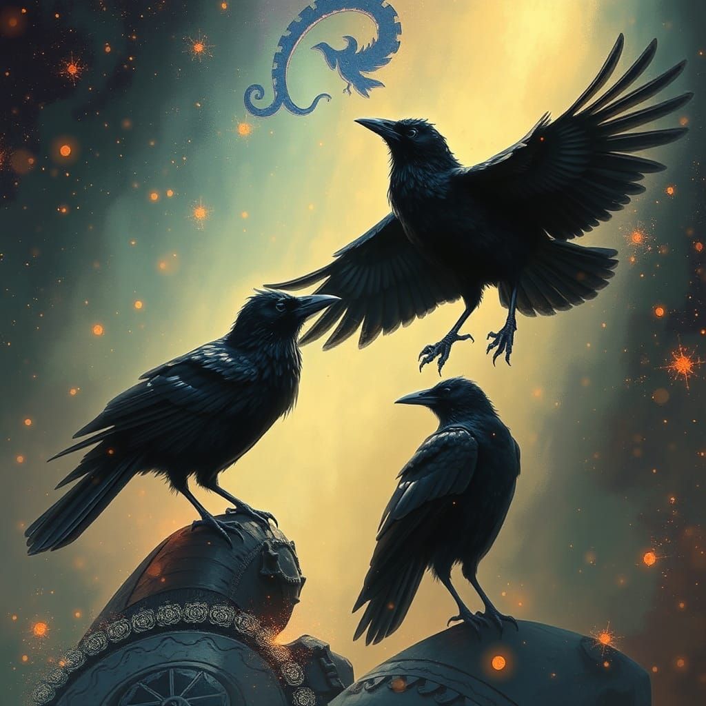 Ravens and Dragons: A Surreal Oracle