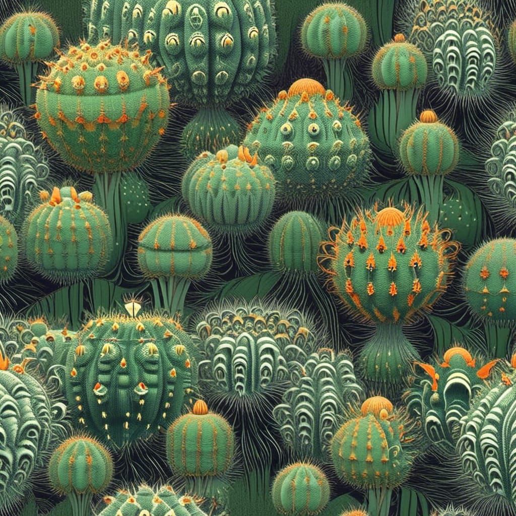 Abstract Fractal with 3D Shading and Zentangle