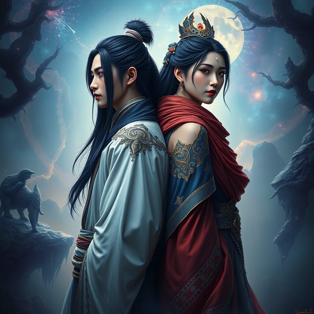 Eternal Fantasy Duality in Mystic Realism