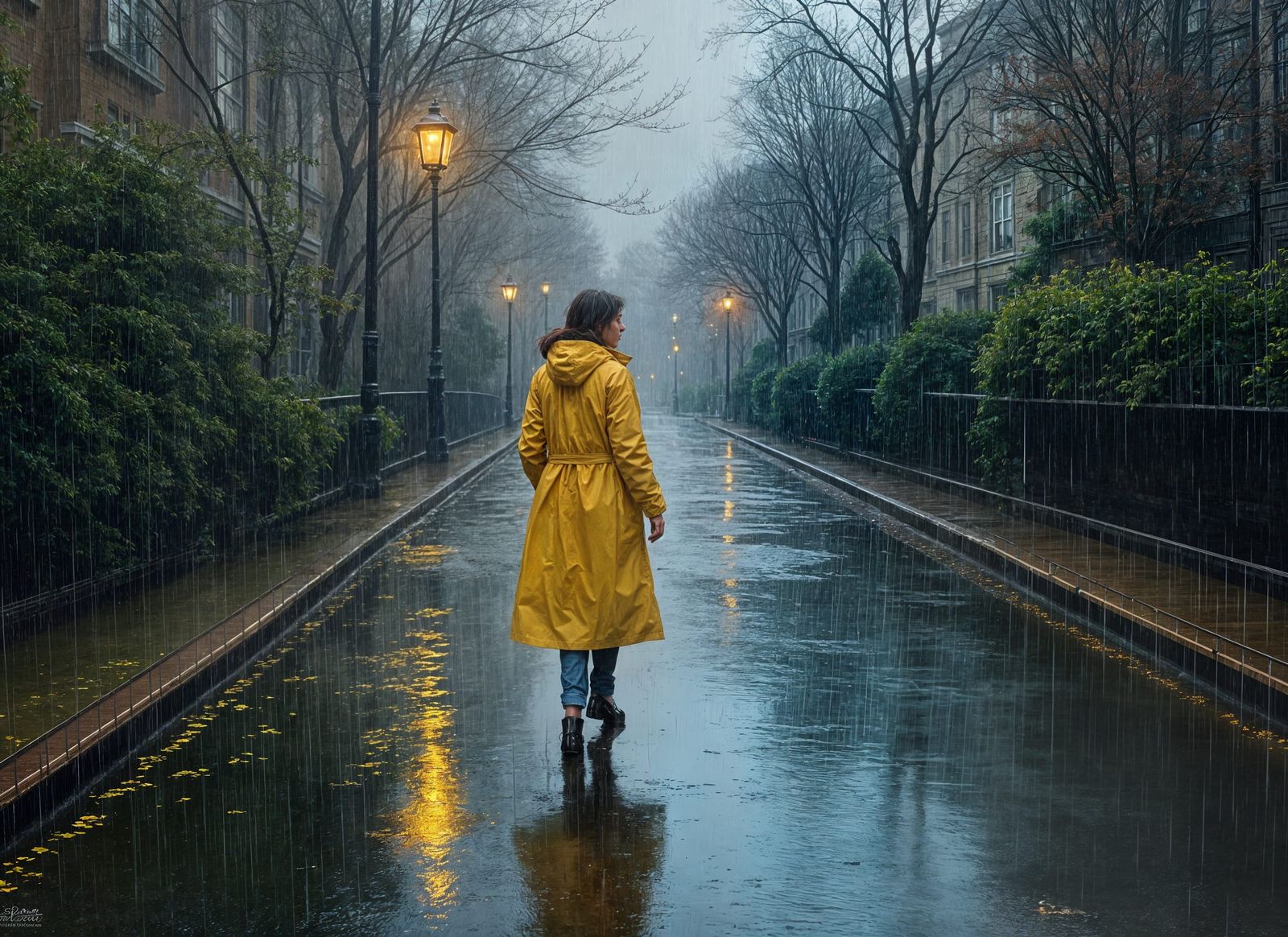 Warm Weather Showers and Dark Skies