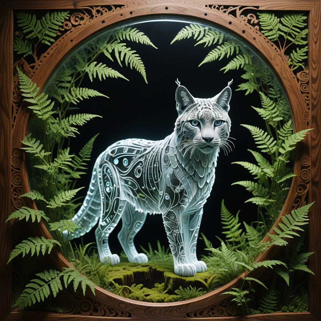 Luxurious Holographic Visions of Wood and Glass