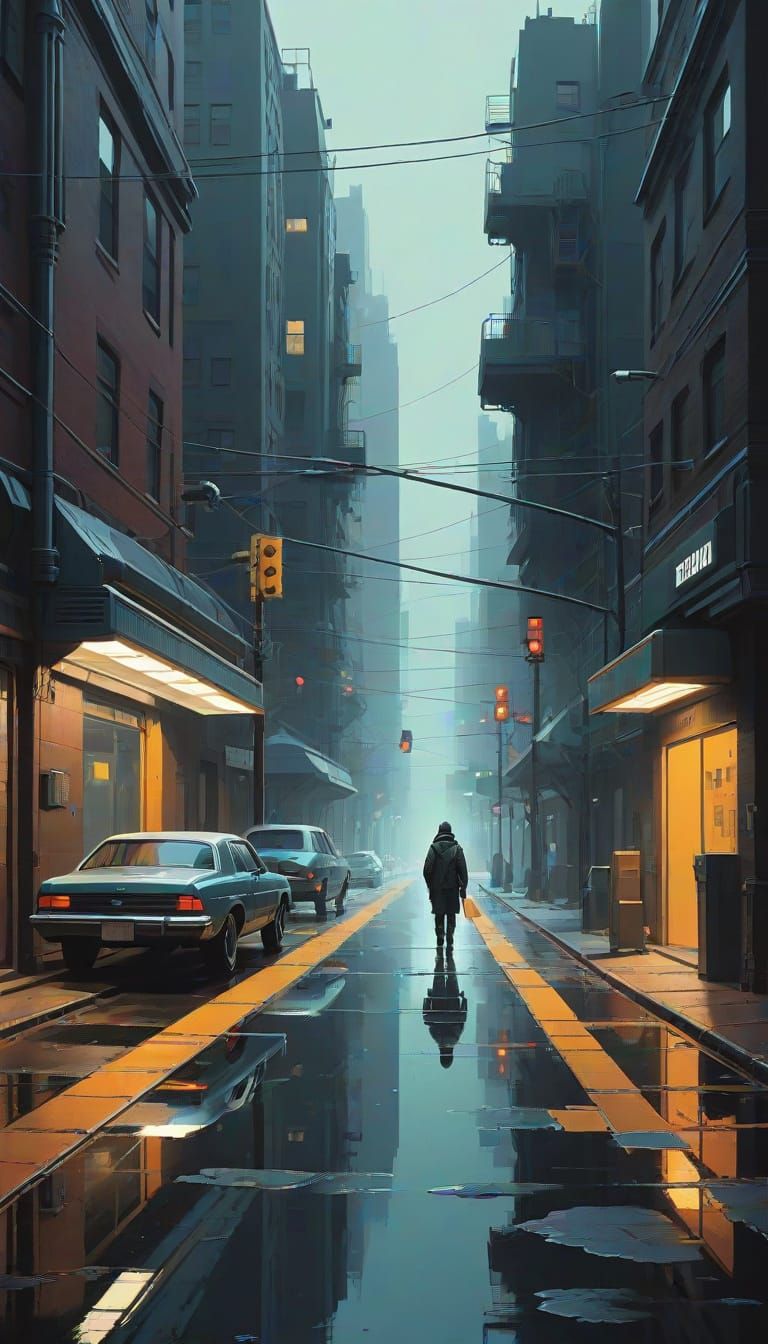 Neo-Industrial Futurism Architectural Hyperrealism