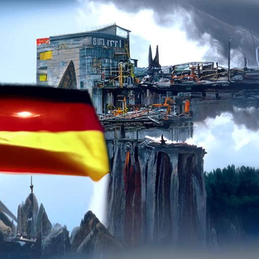 A Vision of Germany's Future: Detailed Matte Painting