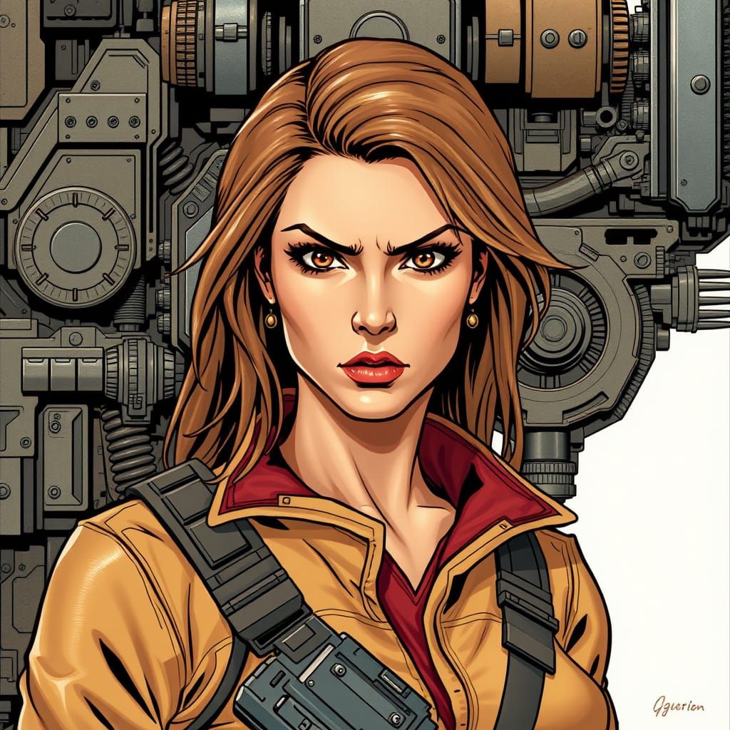 Enarrilon Cutaway Illustration in Futuristic Style