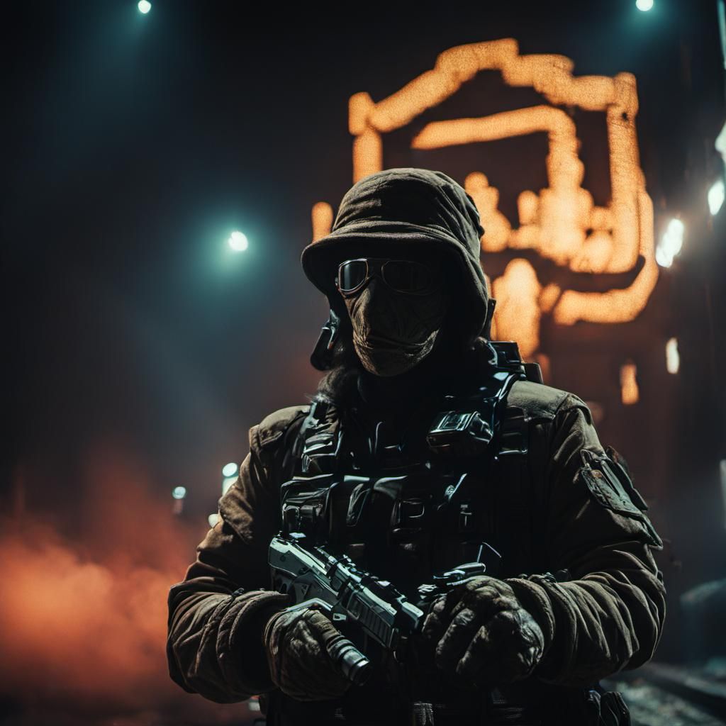 Cinematic Assassin in Damascus: Professional Photography