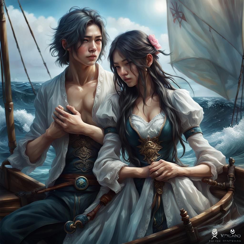 Hands Across the Ocean: Hyperrealistic Digital Art