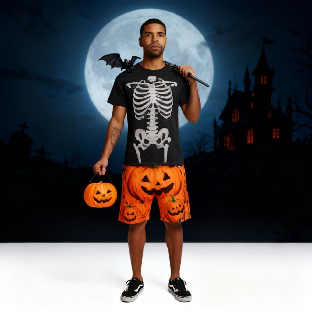 Tim Drake in Spooky Halloween Style