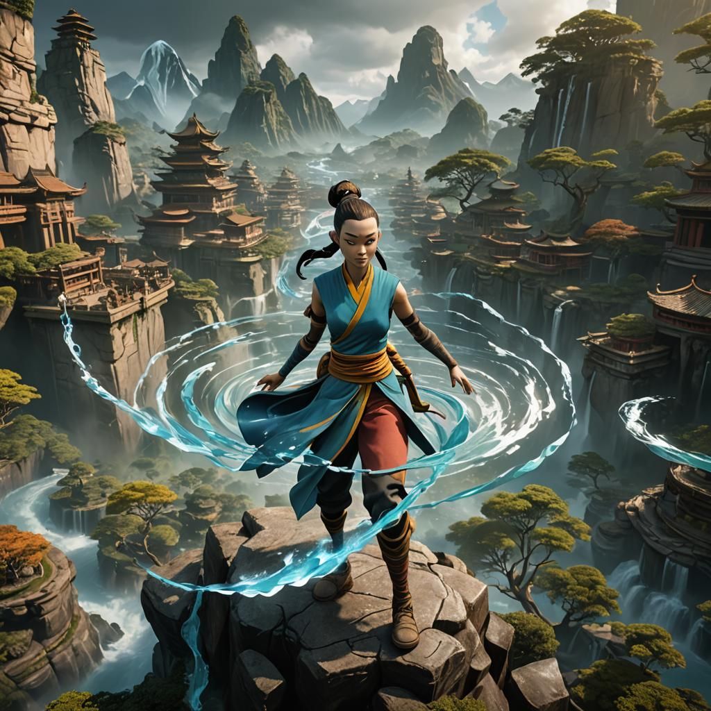 Waterbending Girl from Avatar: The Last Airbender