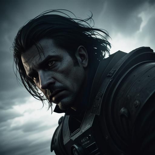 Desperate Person Sends Distress Signal: Cinematic Still