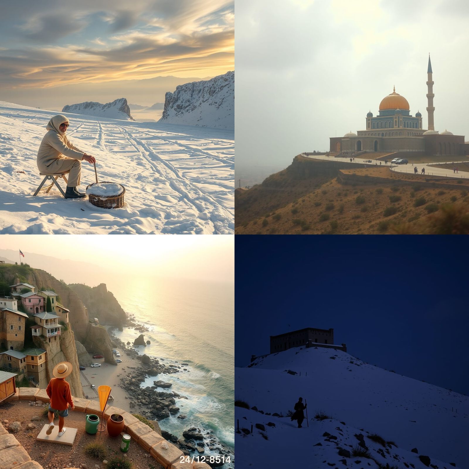 Innocent Children Eating Simple Food