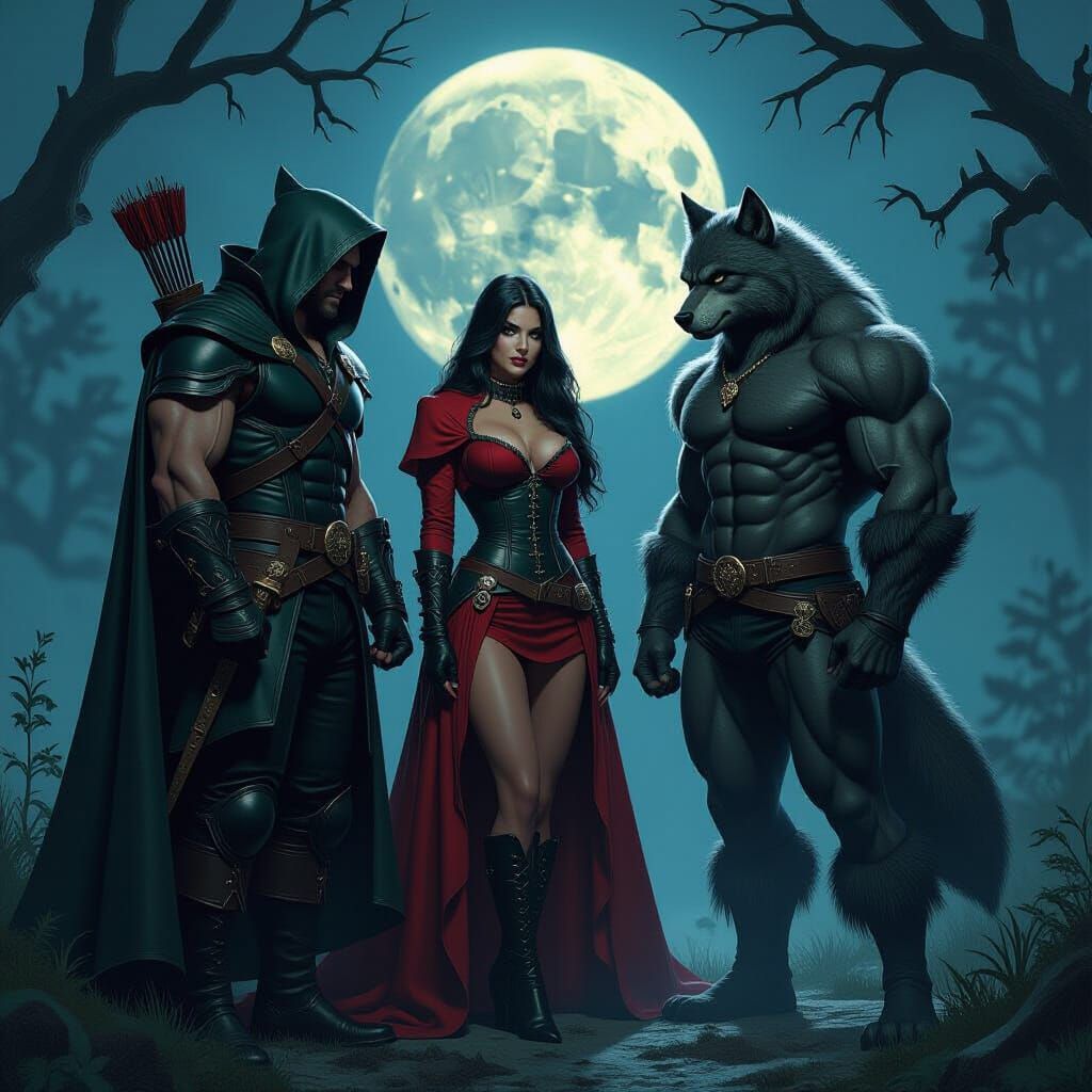 Dark Fantasy: Robin Hood Meets Victorian Vampire & Werewolf