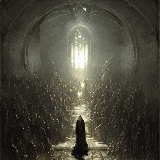 Horror Prophet Inspired by Gustave Doré