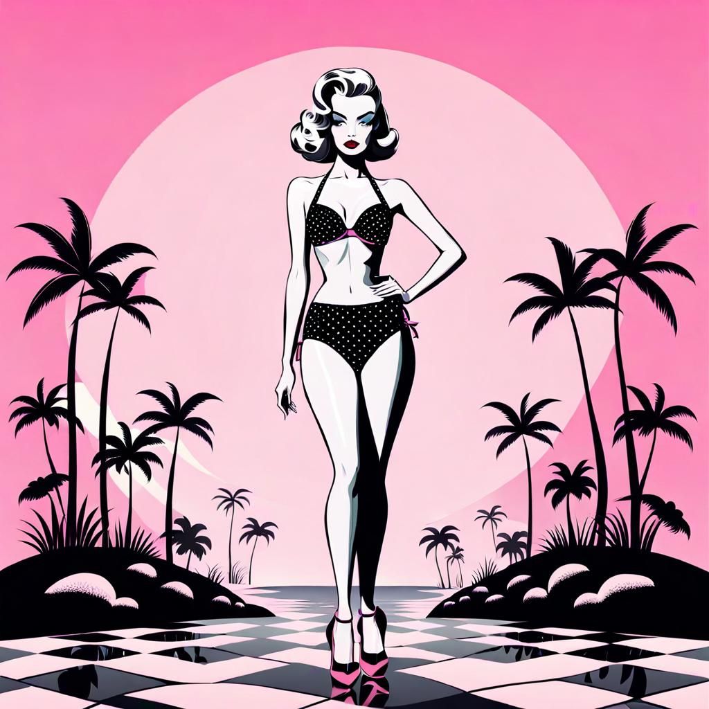 The Bikini 1950s pinup ❤️