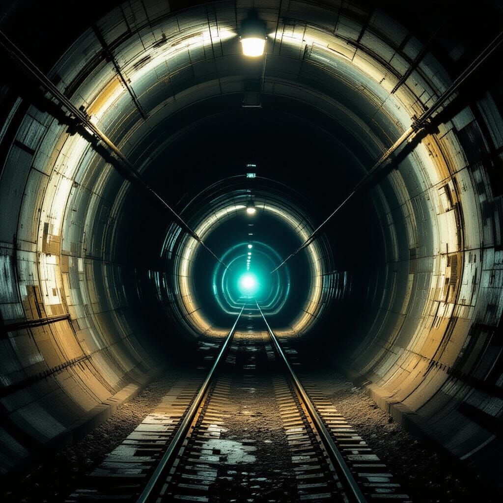 Extinguished Hope: A Cinematic Tunnel of Despair