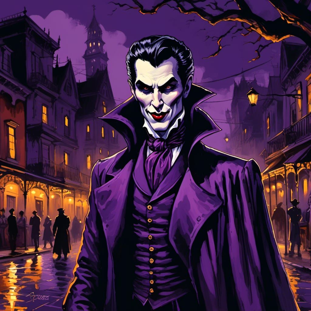 Stylish Dracula's Sinister Mardi Gras Celebration