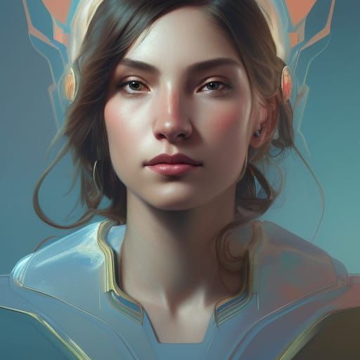 Hyperdetailed Portrait of Mars with Dynamic Lighting