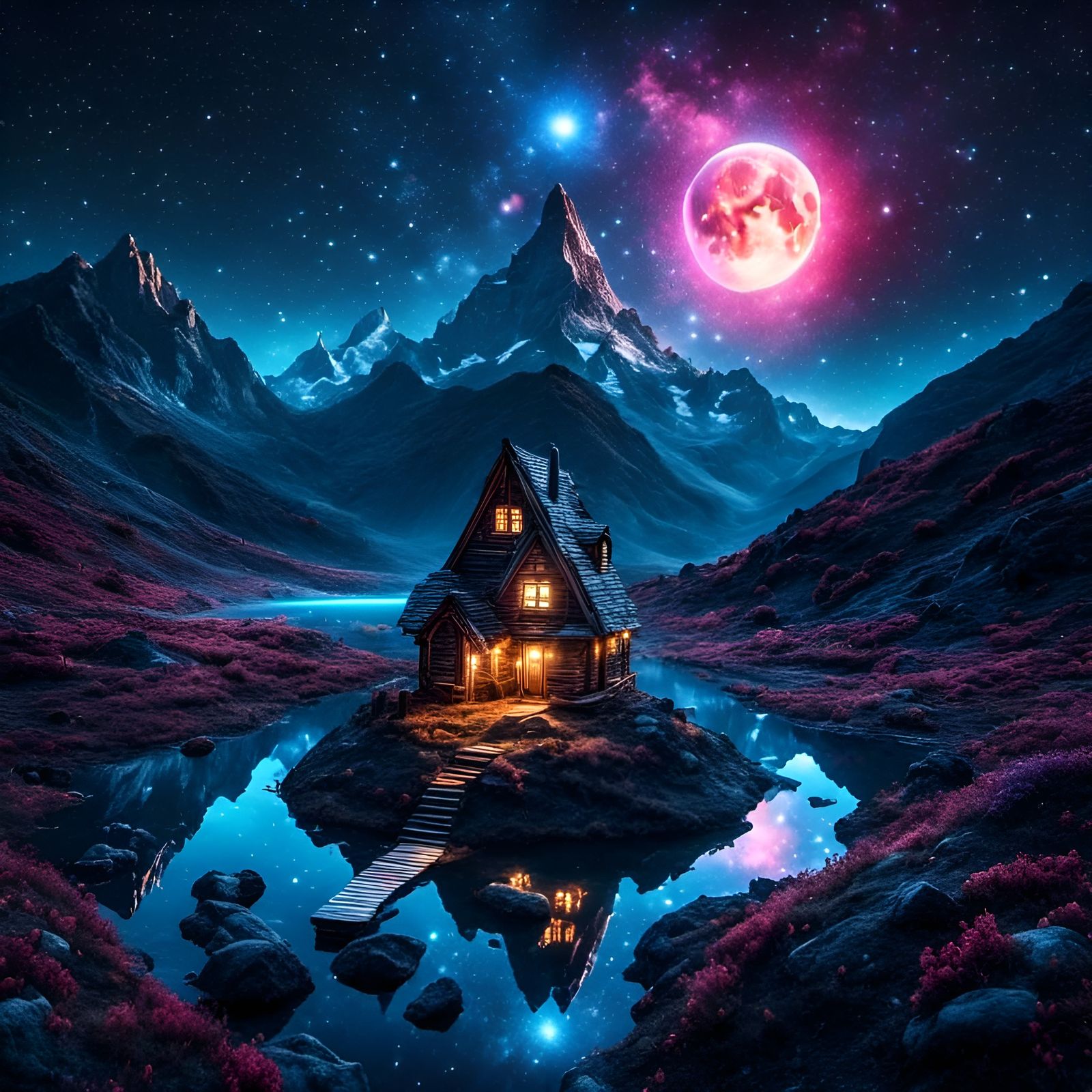 Cosmic Puzzle Piece: Intricate Astral Wonder