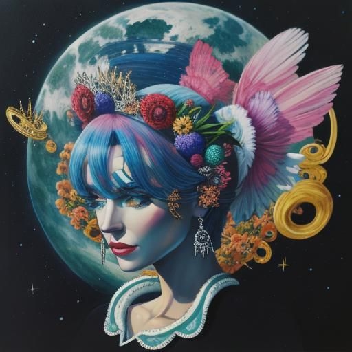 Abstract Diamonds in the Sky with Lucy