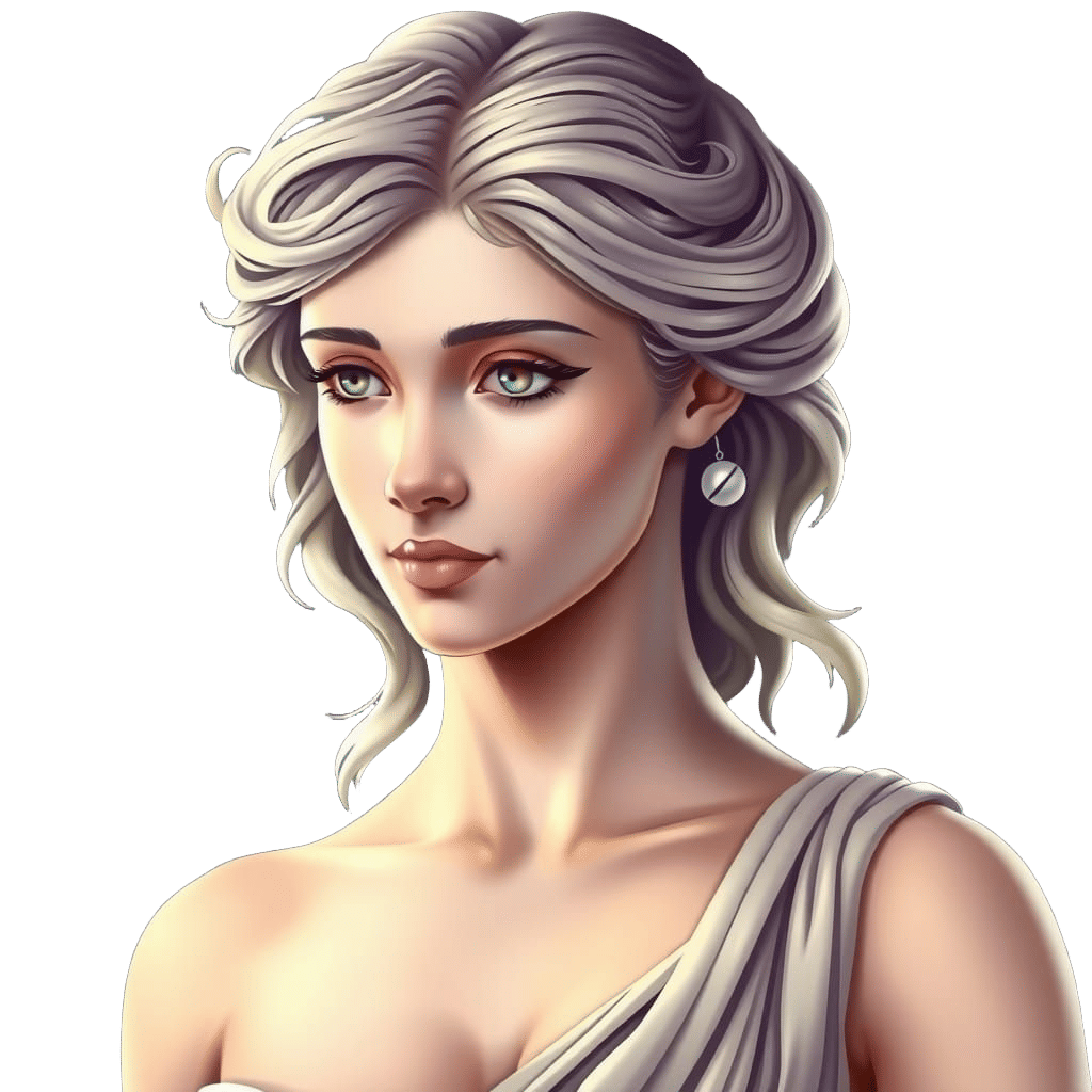 Aphrodite in Grecian Style with Ethereal Lighting