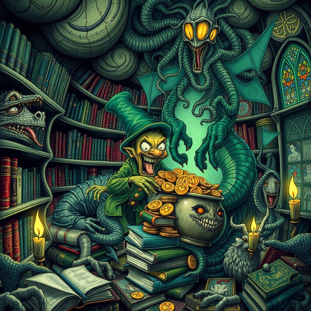 Luke Leprechaunos the Librarian