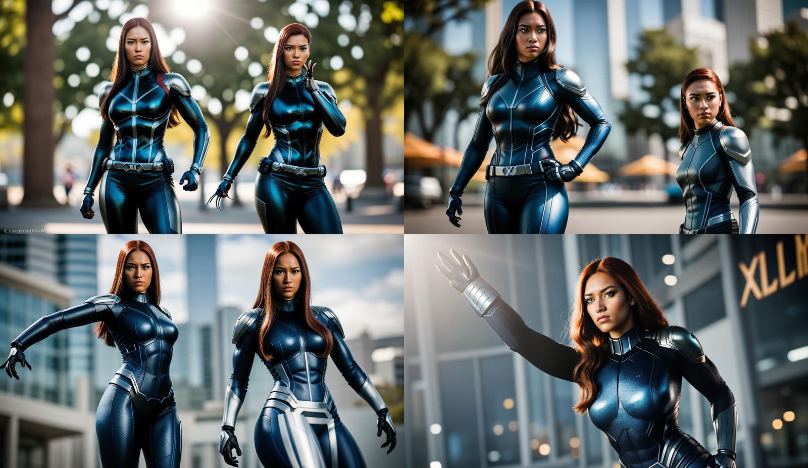 A very beautiful female version of the X-men Colossus