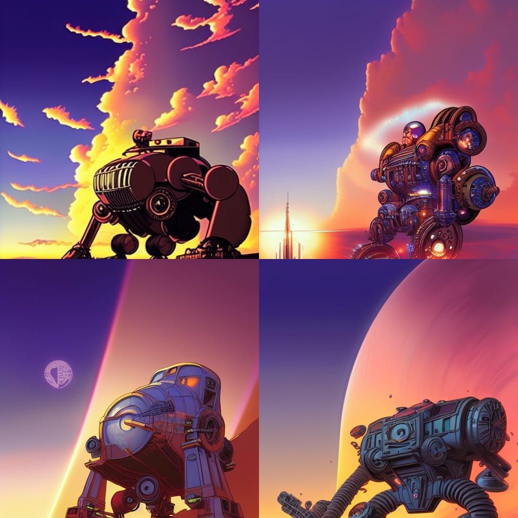 Celestial Machine of Destruction at Sunrise