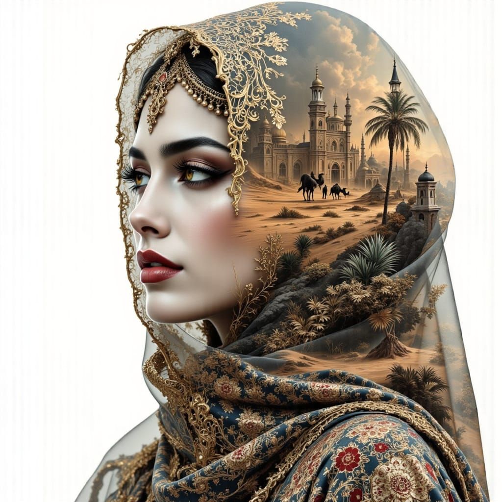 <lora:B-n-W Flux:1.0> <lora:Double exposures:1.0> On a white...