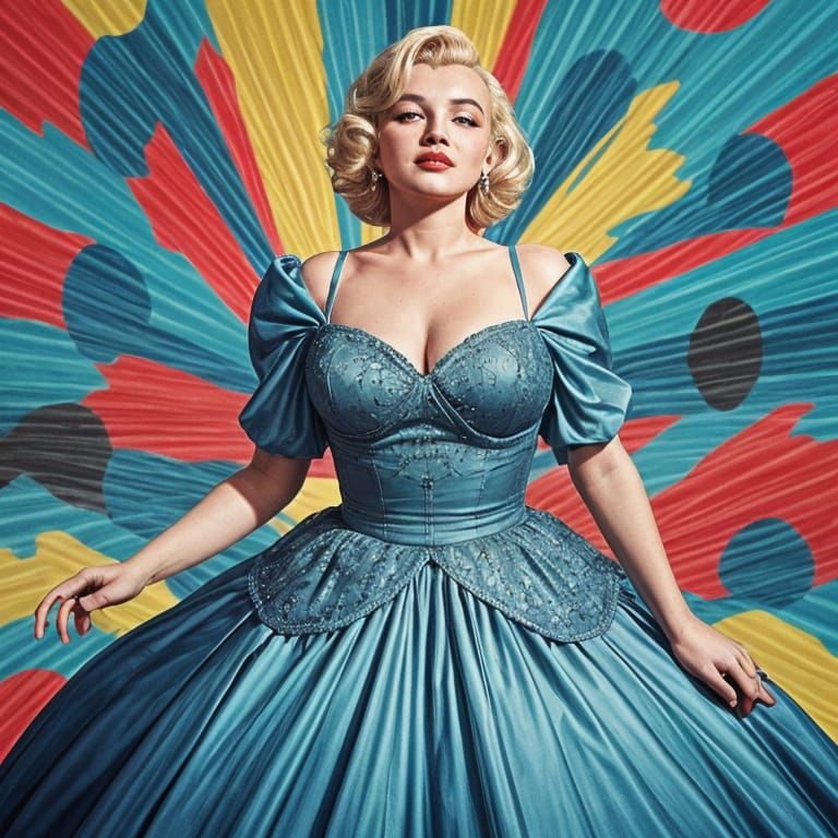 Surrealist Marilyn Monroe Celebrates President's Birthday in...