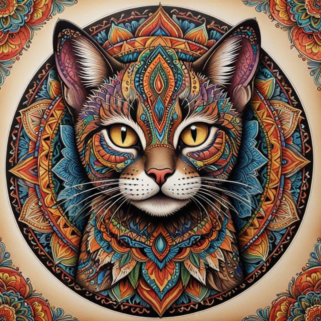 Cat mandala