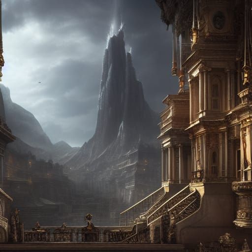 Epic Cinematic Scene in Digital Matte Painting