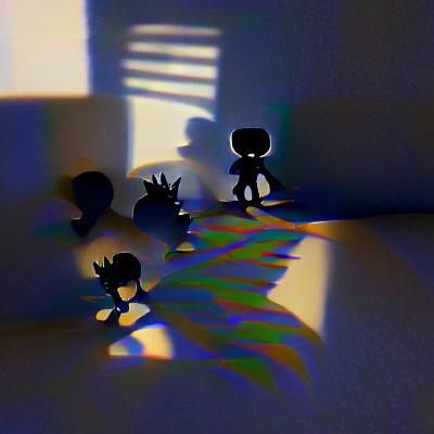 Abstract AI Image of Shadows