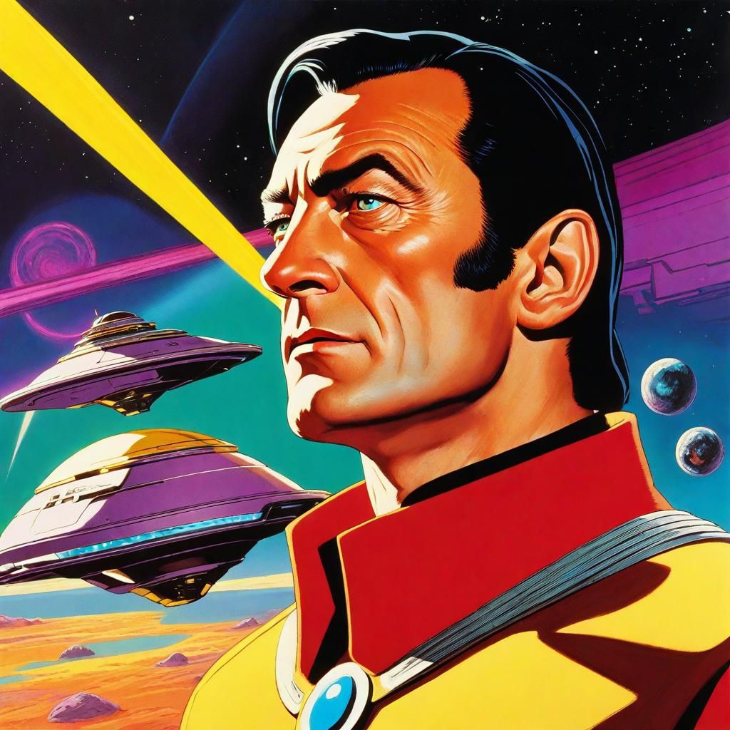 Captain Gabriel Lorca. Retro Trek.