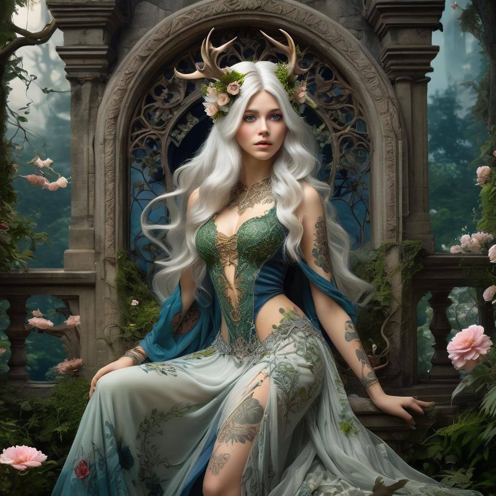 People with antlers: elf