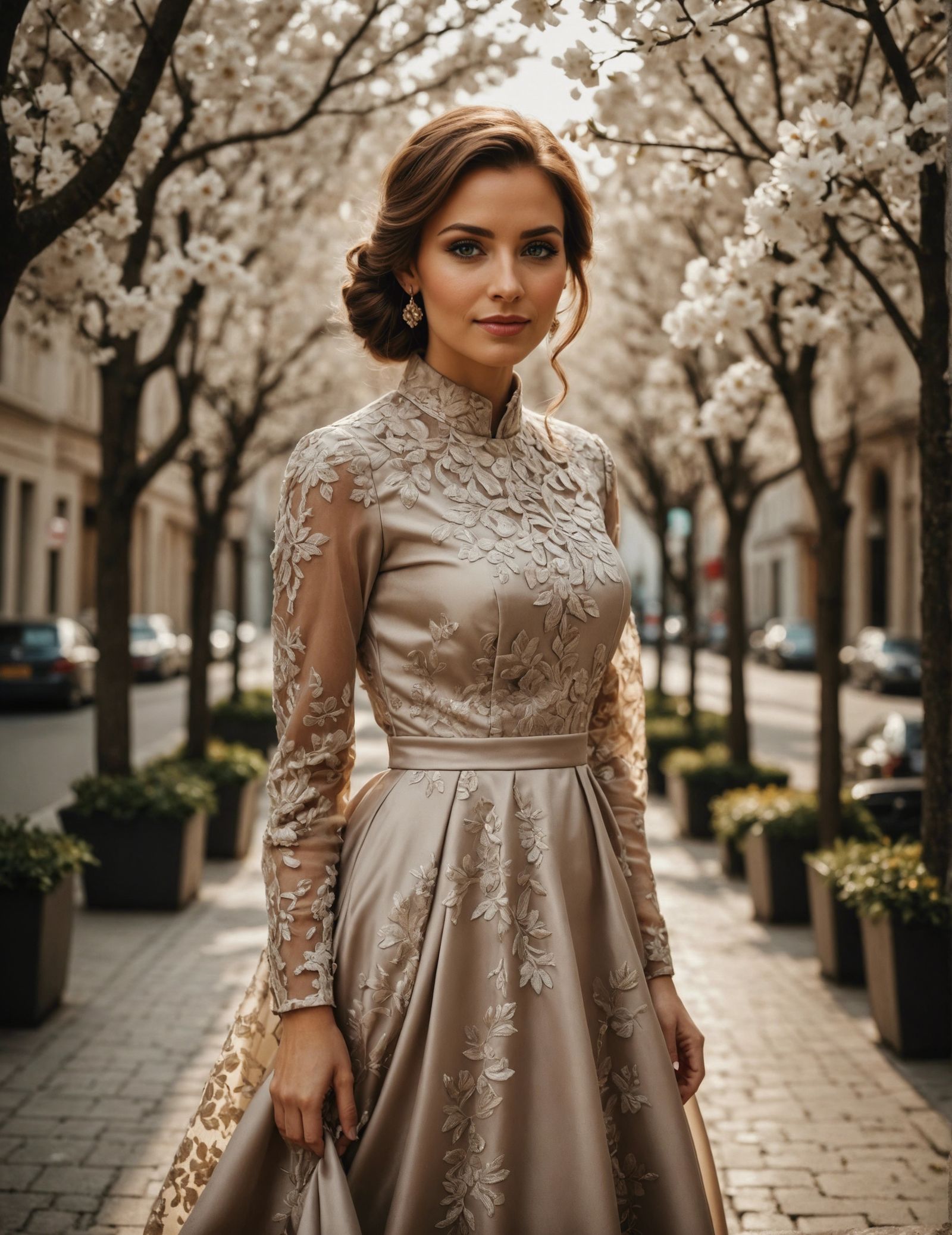 Portrait of a Gorgeous Woman in Modest Dress