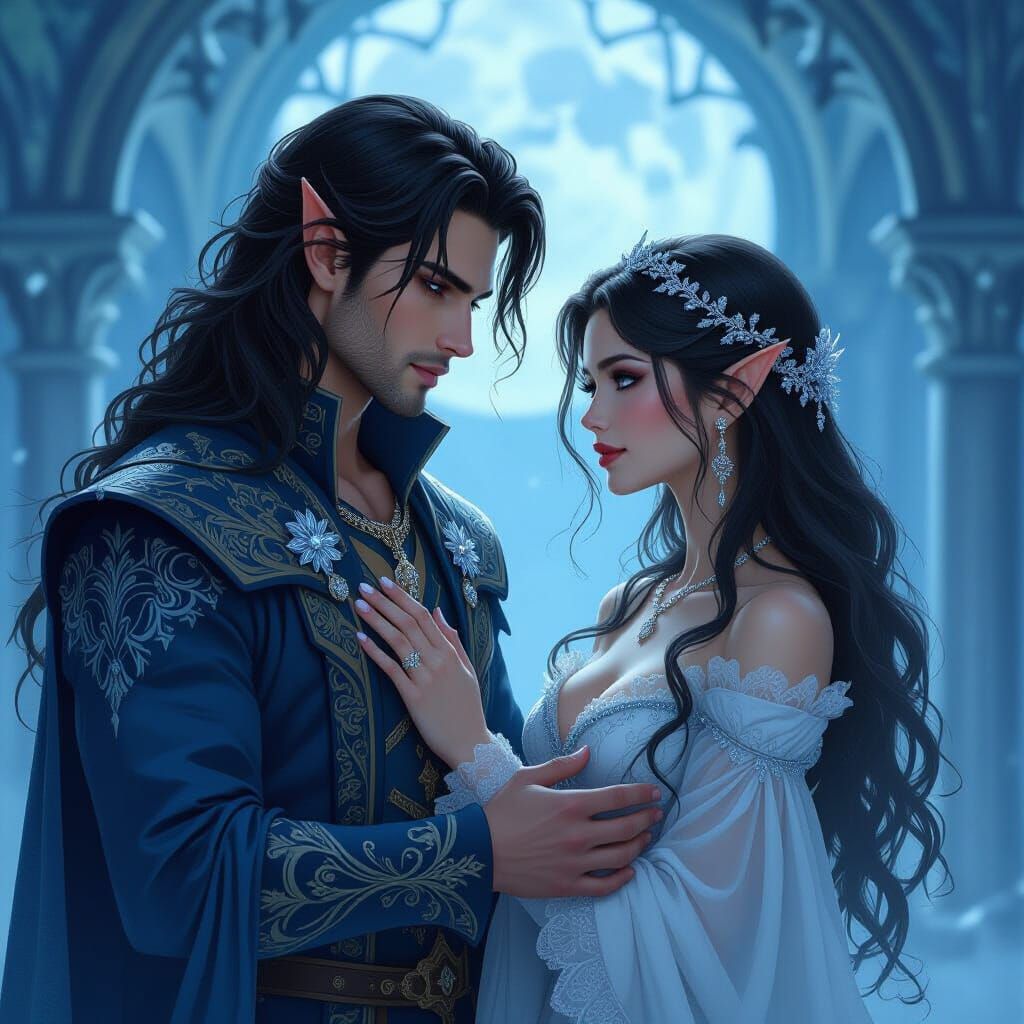 Fae Prince Offers Wishes in Dreamlike Style