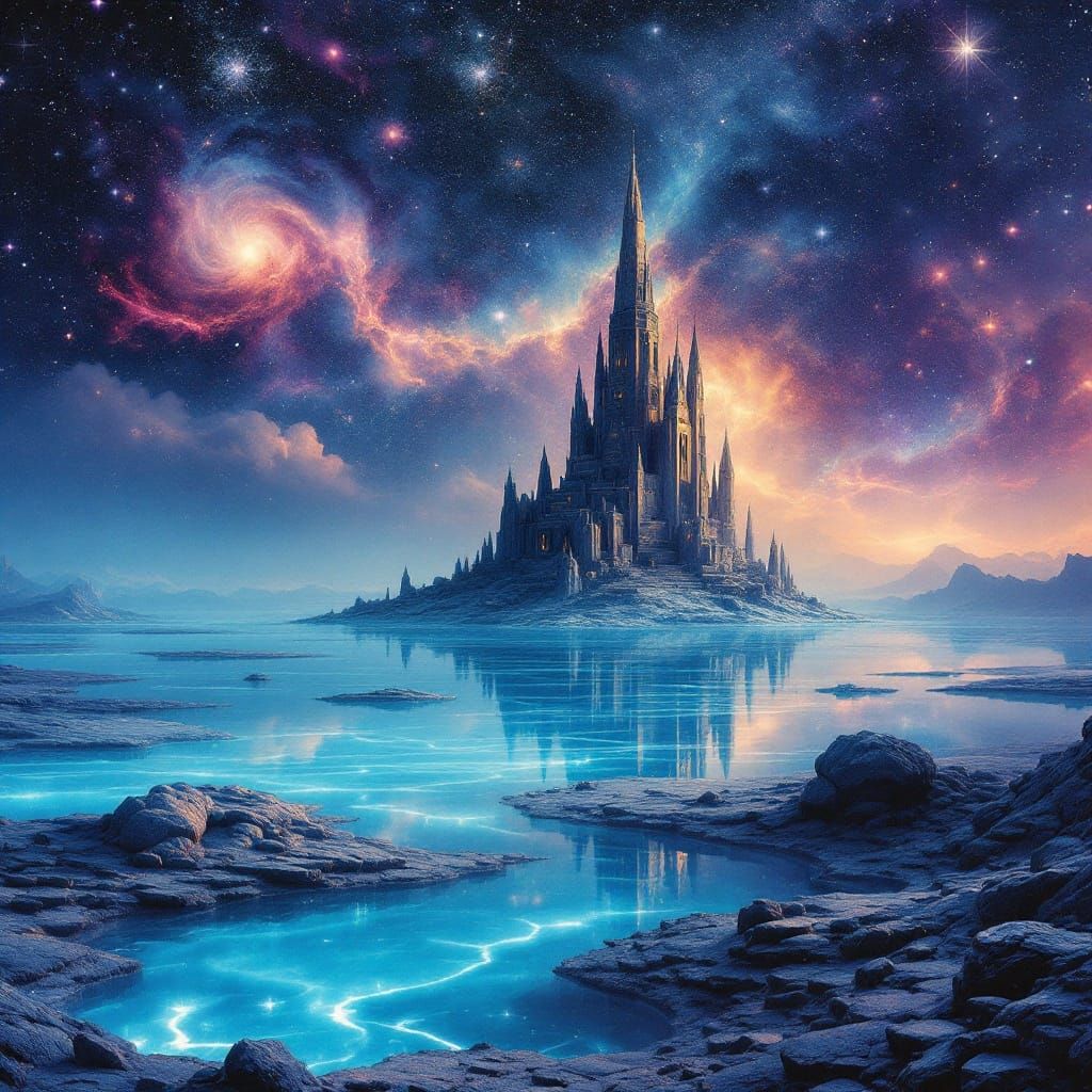 Starscape in an alien world