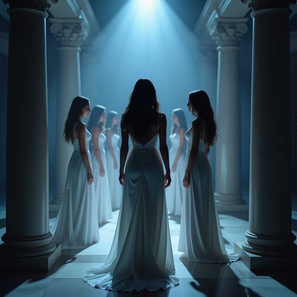 Sorority Initiation Ritual in Atmospheric Style