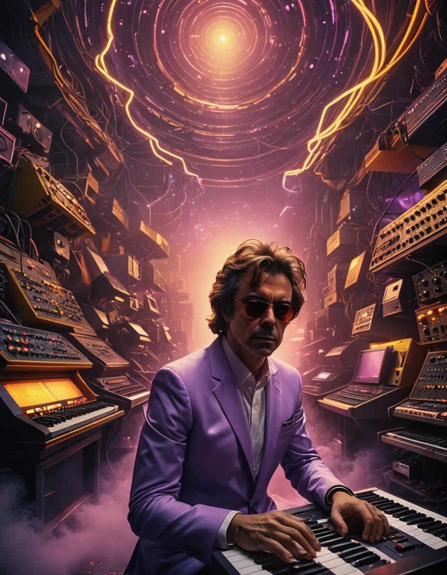 Jean Michel Jarre , French composer. He was born on Tuesday ...