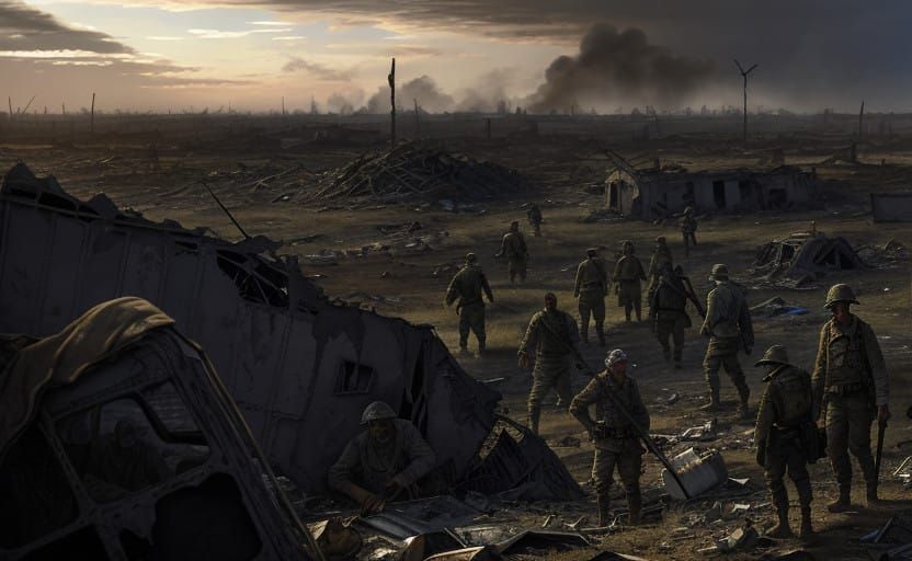 Survivors Emerge From Ruins, Striving for a Promised Paradis...